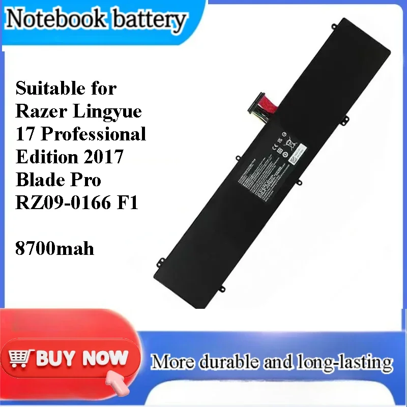 [NEW] for Razer Blade Pro 17 2017 Lingyue Laptop Battery for RZ09-0166 F1 Notebook Power Supply