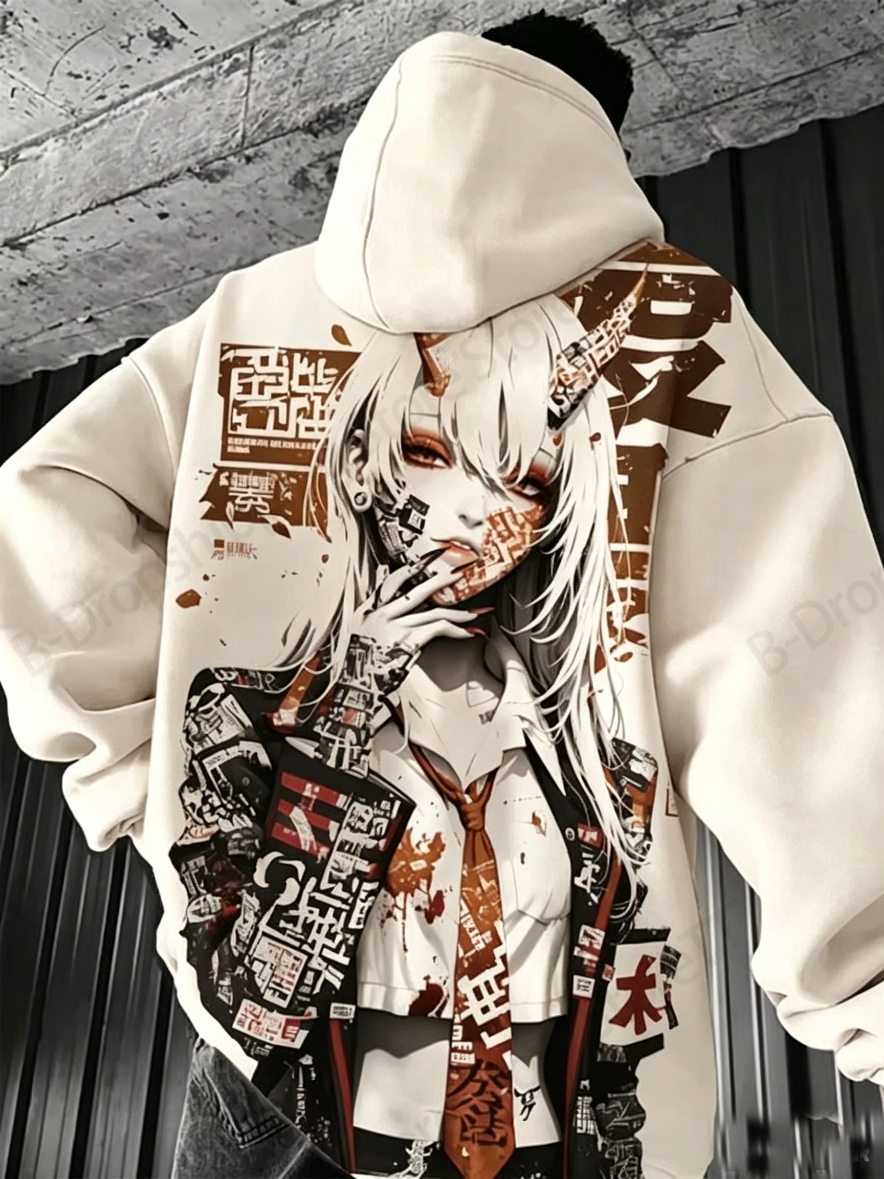 Sexy Anime Samurai Girl 3d Print Hoodie Men Women Fashion Oversized Hoodie Sweatshirt Men Tracksuit Y2k Clothes Japanese Moletom