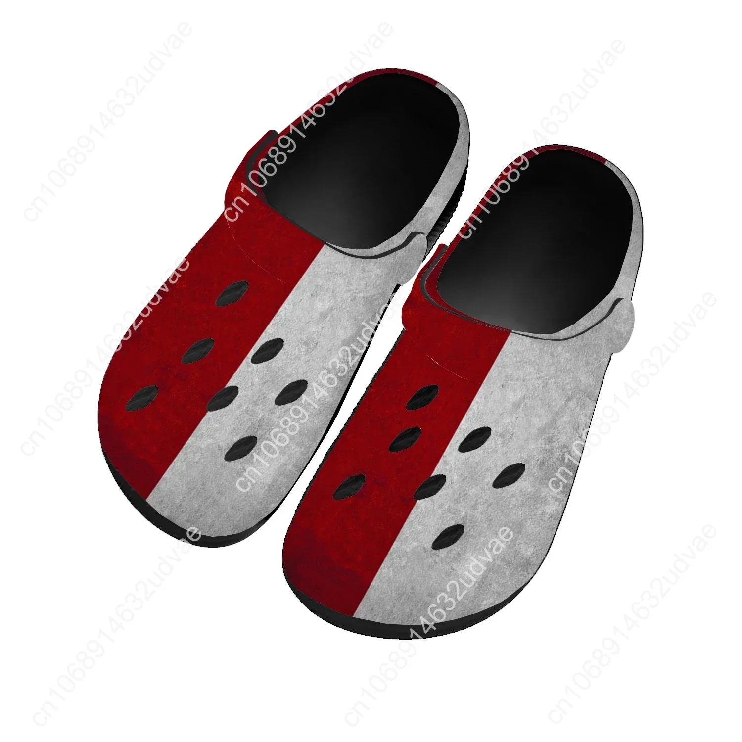Indonesia National Flag Water Shoe Men Women Teenager High Quality Home Garden Clogs Custom Sandal Beach Breathable Hole Slipper