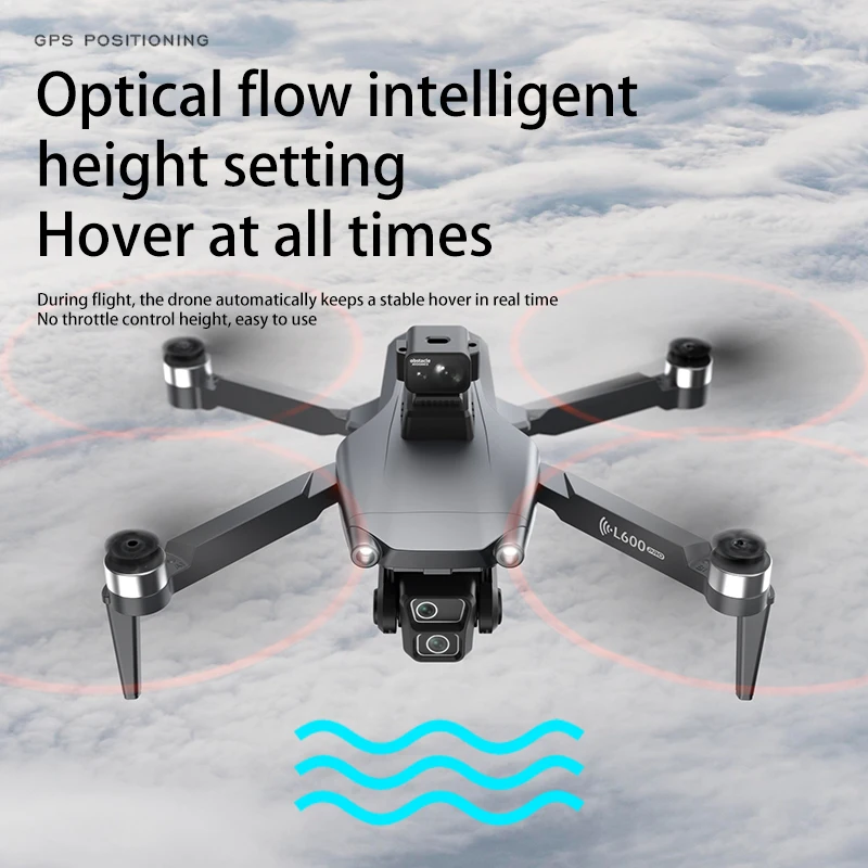 

2025 New L600-1 PRO GPS Drone 8K Professional HD Dual Camera Screen Control Laser Obstacle Avoidance FPV Drones Quadcopter