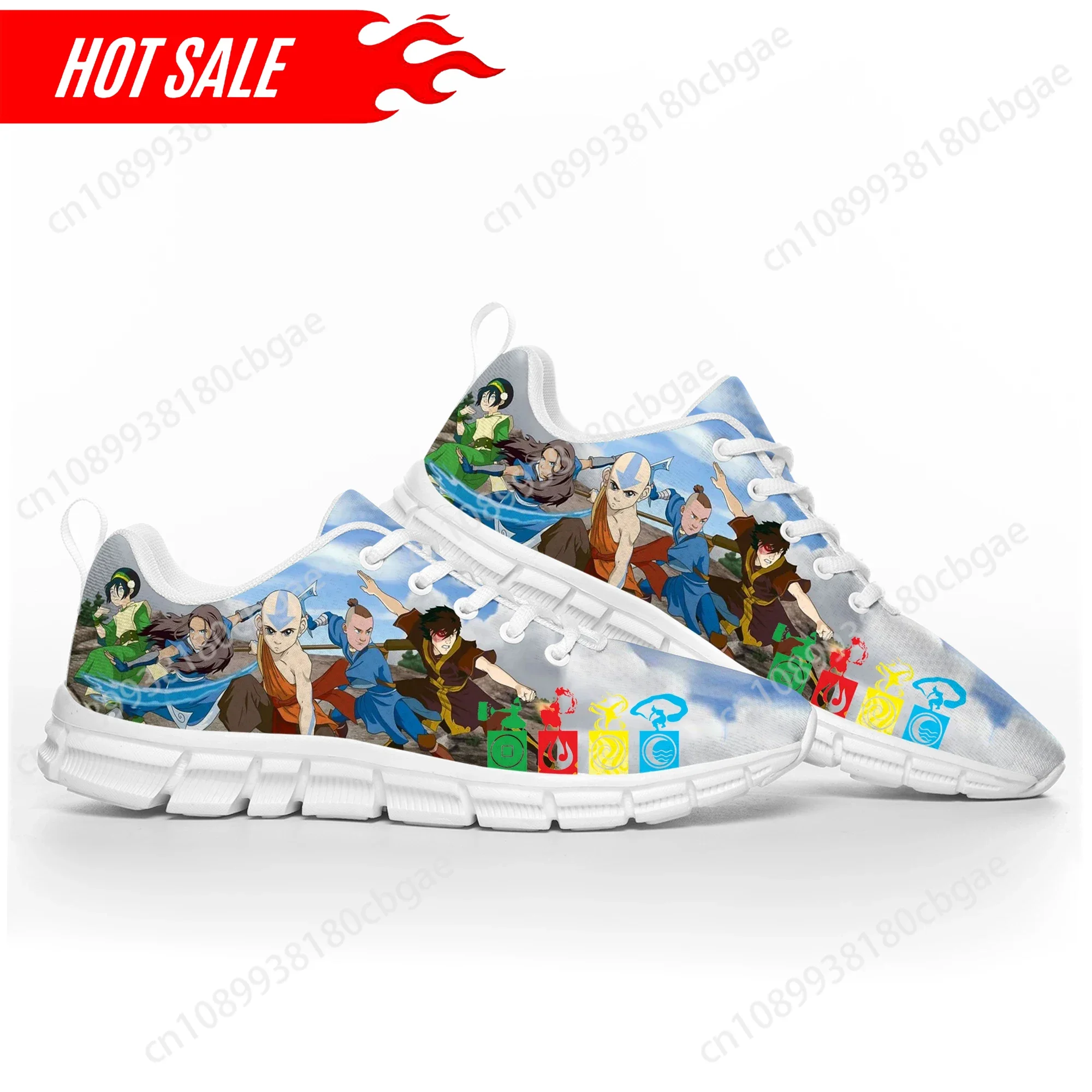 

Hot Avatar The Last Airbender Sports Shoes Mens Womens Teenager Sneakers Custom High Quality Sneaker Couple White Shoe