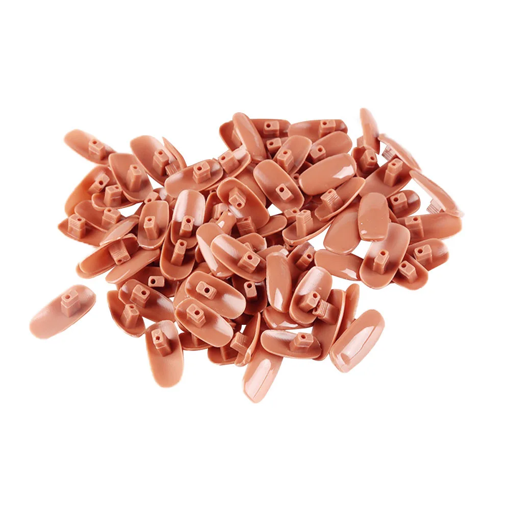 

200Pcs Manicure Practice Nail Tips High Quality ABS Material Ideal for Nail Art DIY Training Salon Beauty Supplies