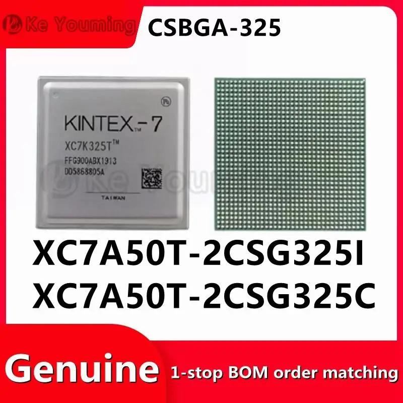 Integrated Circuit IC Embedded System-on-Chip, XC7A50T-2CSG325I, XC7A50T-2CSG325C, CSBGA-325, IC