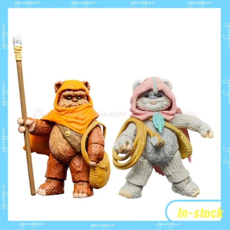 【En stock】Colección de figuras de acción originales de Hasbro Star Wars EWOKS WICKET W.WARRICK & KNEESAA