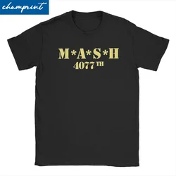 4077th Mash 4077 Alan Alda War T-Shirt Men Women's  100% Cotton T Shirts M*A*S*H Short Sleeve Tee Shirt New Arrival Clothing