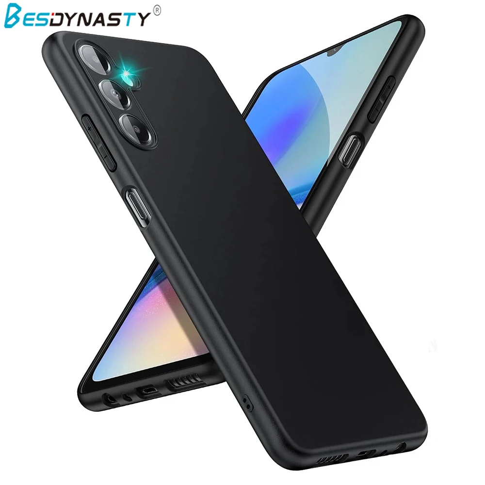 Luxury Matte Silicone Ultra Thin Soft Case For Samsung Galaxy A55 A35 A25 A15 A54 A34 A24 A14 5G Black Slim Frosted Back Cover