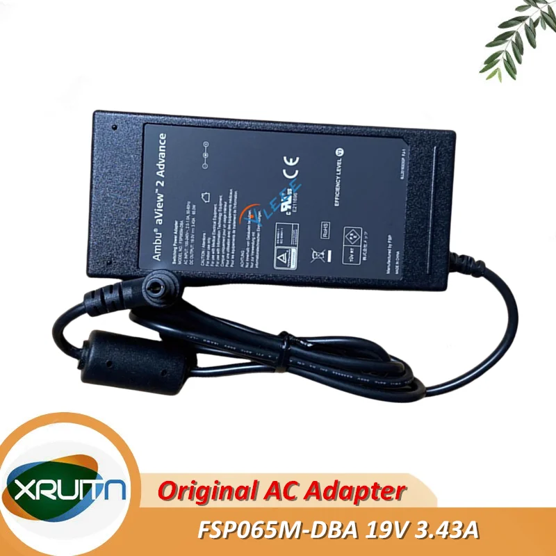 FSP065M-DBA 19V3.43A Original AC Adapter Charger for Ambu aView 2 Advance Power Supply Genuine