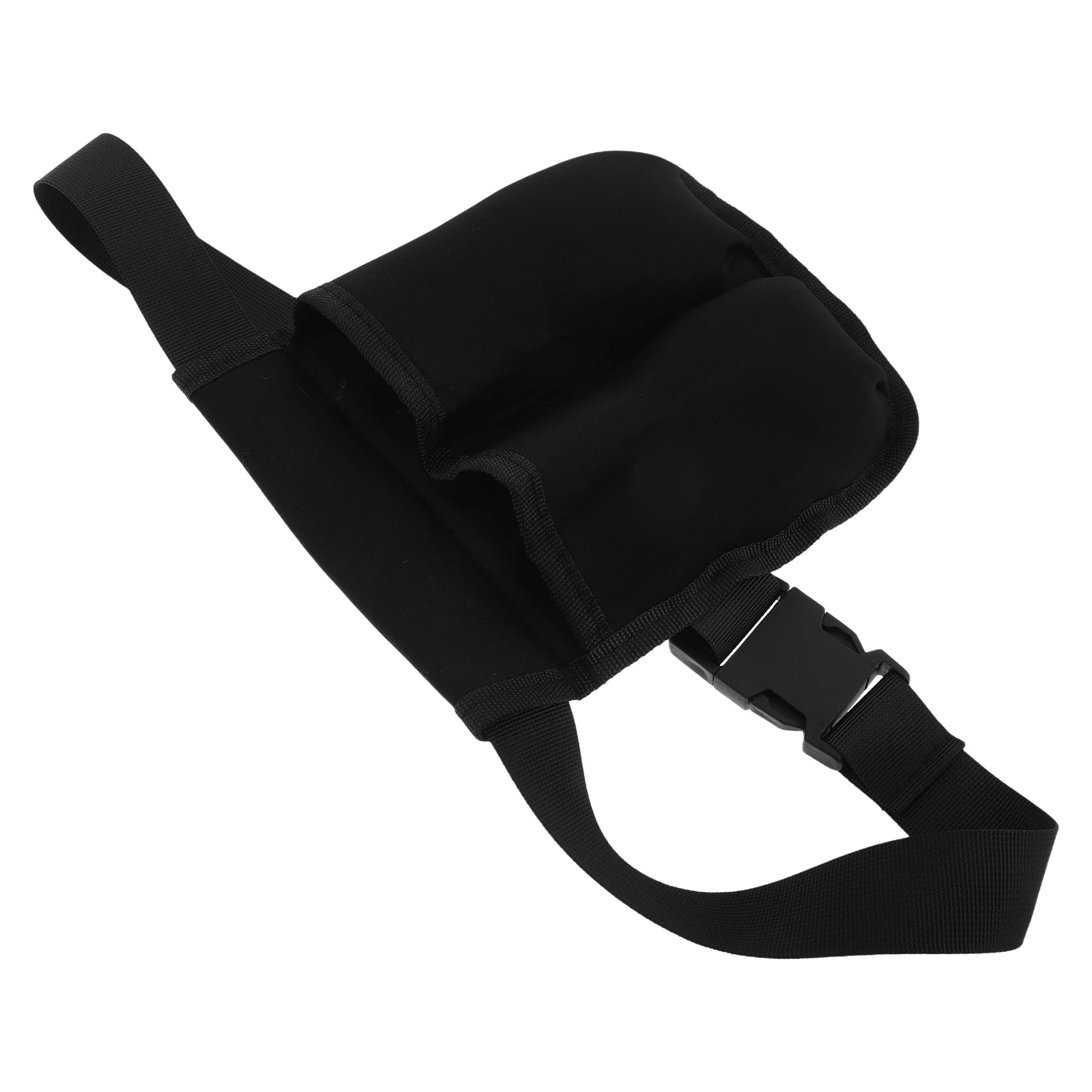 

Portable Essential Oil Organizer with Adjustable Belt Dual Pockets Waist Bag for Massage Accessories and Lotion Bottles Storage