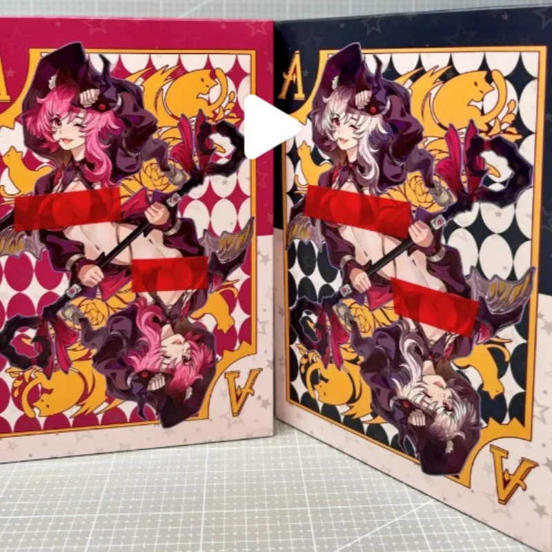 

Аутентичные размеры, бетонная пятая пуля, ученица ведьмы - кошка Синчуань, черные волосы, красные волосы, 1/12, мобильное пятно