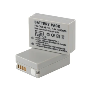 Batterieladegerät mit USB-Anschluss und Typ C, Canon G1X G15 G16 SX40HS SX50HS SX60HS SX40, NB-10L NB10L und NB 10L, 1800mah 8 Hauptverkauf Batterie NB 10L - №1