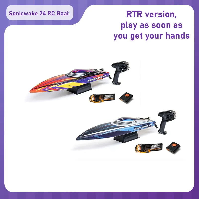 

HORIZON Sonicwake 24PRB-1992 RC Boat Brushless 3S RC Speedboat 2.4GABS RTR Edition V Type RC Boat Model Auto Righting Gift