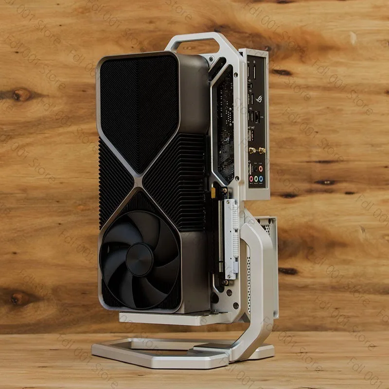 Open ITX Rack Case Mechanical SFX Portable Vertical Desktop Game Mini High-end Aluminum Alloy Computer Case