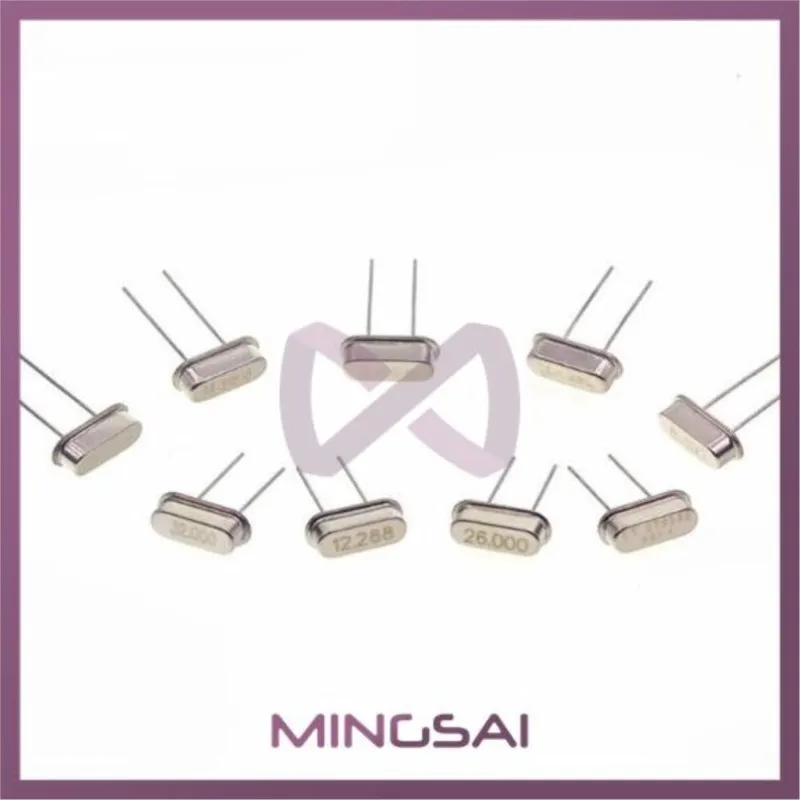 10PCS HC-49S crystal oscillator DIP-2 49S 7.6Mhz 7.6M 24.576Mhz 27.12Mhz 30Mhz 32Mhz 32.768Mhz 40Mhz 40M 48Mhz