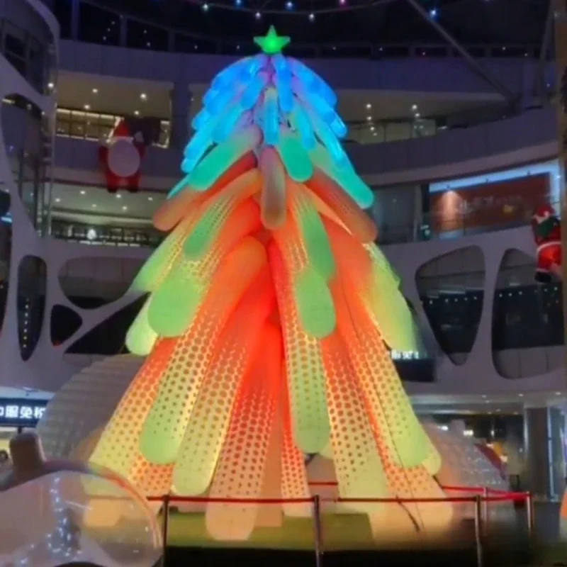 Inflatable light air model Xiaohongshu Douyin Internet celebrity luminous road guide Christmas