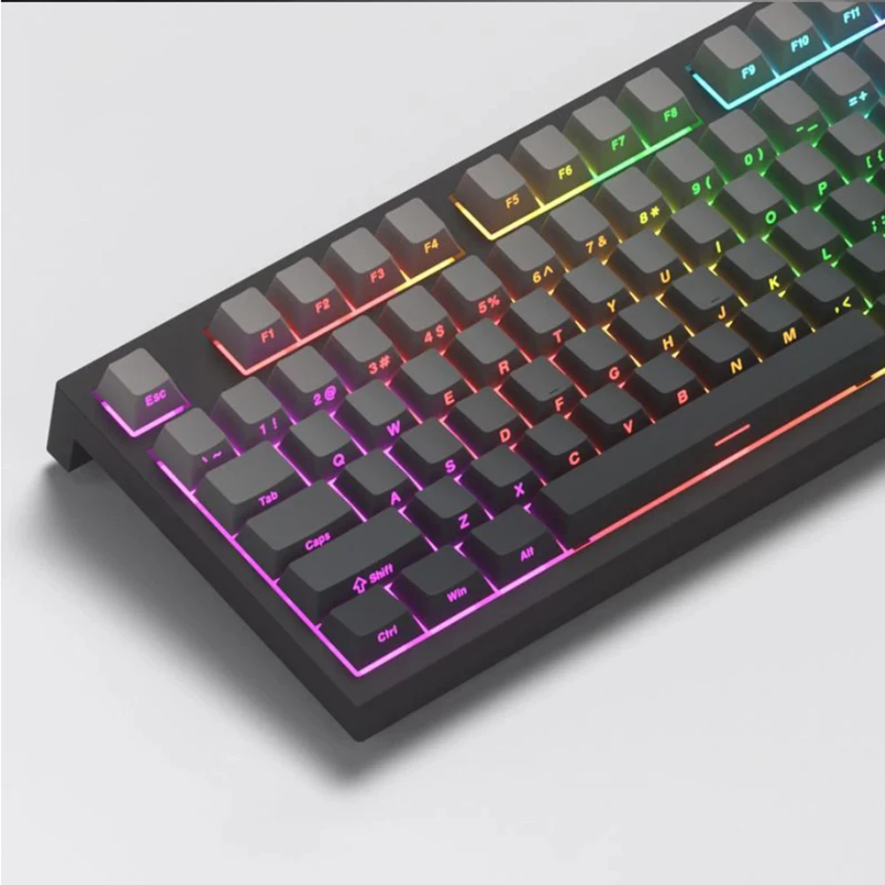 

136-клавишные колпачки Polar Day PBT с двойной боковой печатью и подсветкой для механической клавиатуры MX 108 96 87 NJ80 84 68 64 61