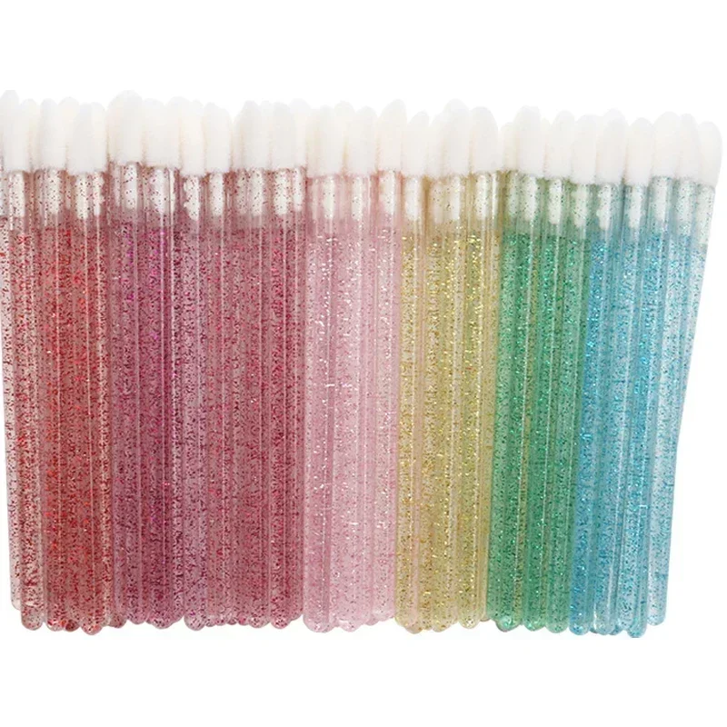 Varitas, cepillos para rímel, labio, 50/100 Uds., aplicador de pestañas desechable, juego de extensiones de pestañas para cejas, herramienta de maquillaje al por mayor