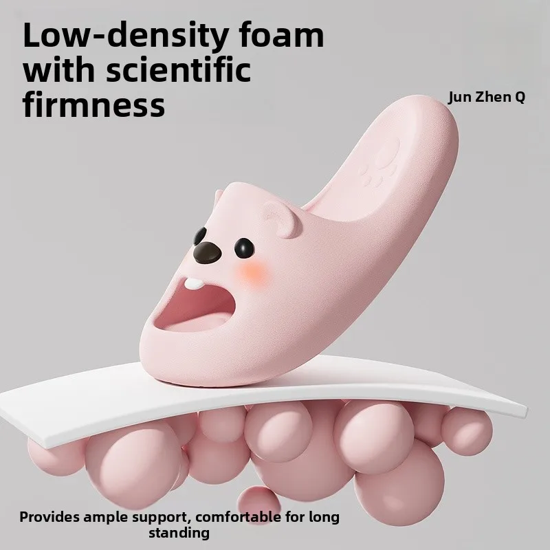 

Женские домашние нескользящие тапочки Thi Bot, летние уличные носимые очаровательные сандалии на плоской подошве, удобный материал EVA