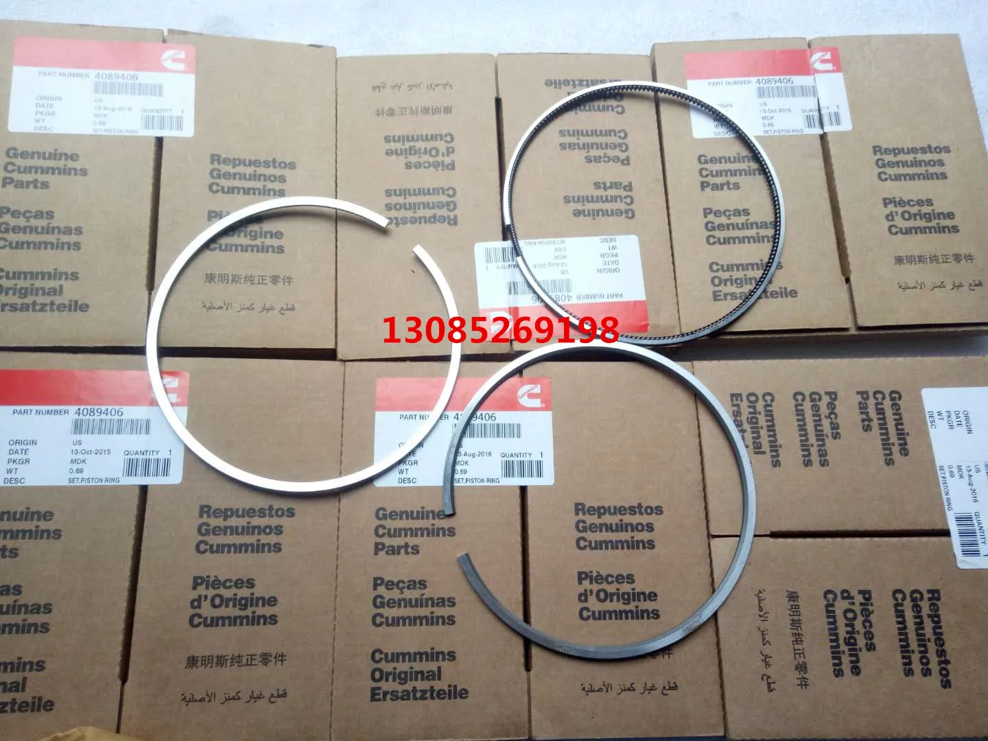 X15 ISX15 QSX15 Engine Piston Ring 4089406 Moldes De Silicona Para Resina Epoxi