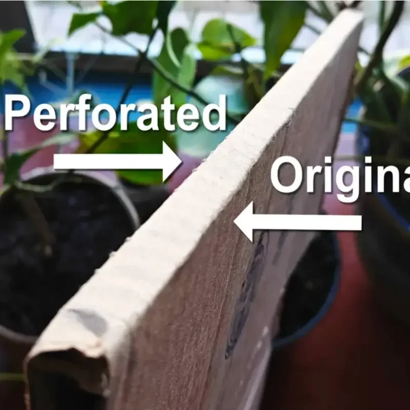 Herramienta perforadora Manual de caja de cartón con rodillo de acero ajustable, perforadora gris para manualidades DIY, oficina de modificación de tarjetas