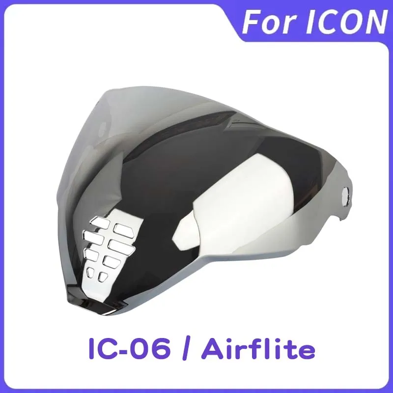 

Motorcycle Helmet Visor Shield Fliteshield Mirrored Airflite Faceshield Replacement Face Shield For ICON Airflite Helmets