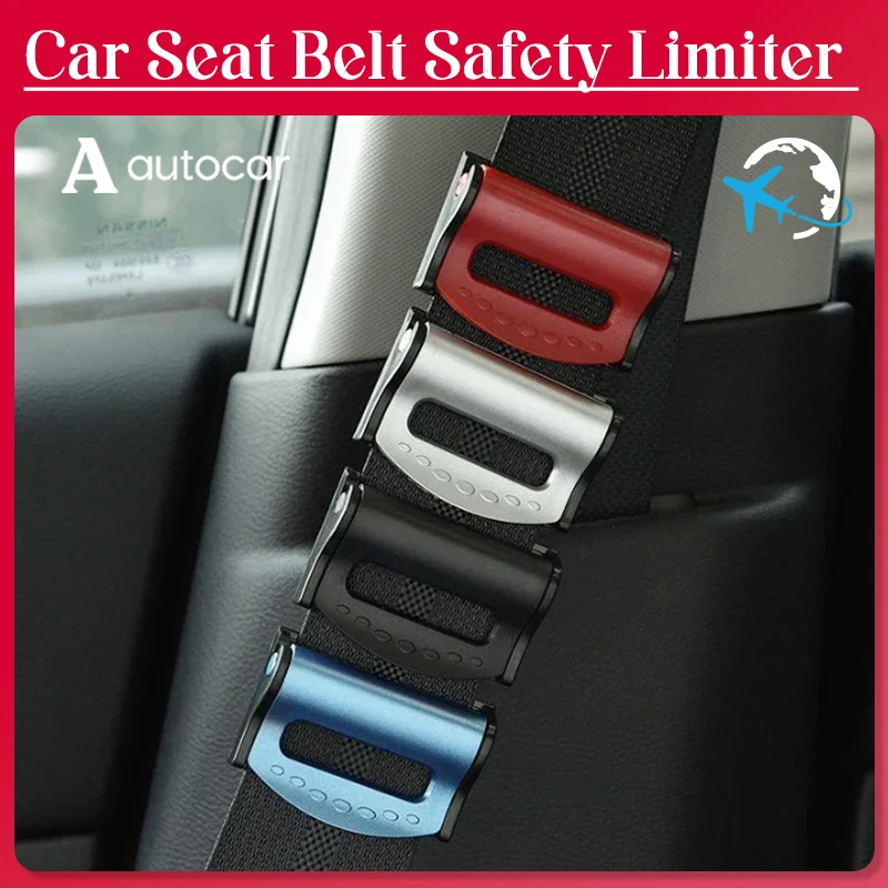 

2 Pcs Universal Car Seat Belt Clip Buckle Limiter Clipes fixed Adjustable Safety Holder Accessories