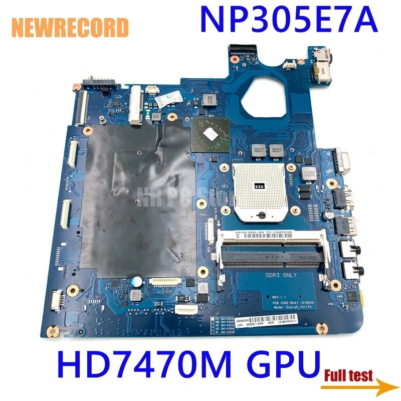 

For BA92-09508A BA41-01820A BA41-01821A BA41-01822A Samsung NP305E7A Laptop Motherboard 17 Inch HD7470M Socket FS1