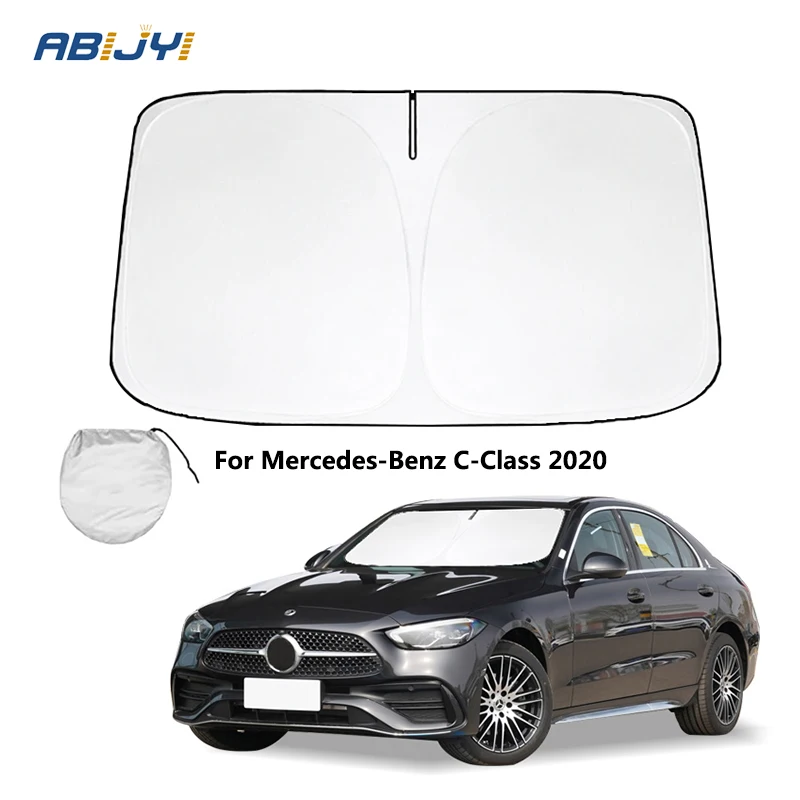 

For Mercedes-Benz C-Class 2023 New Car Windshield Sun Shade Reflector Sunshade Offers Protection Accessories