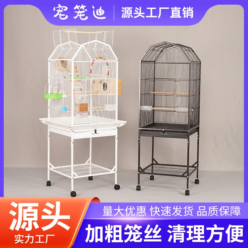 Directly from the manufacturer all kinds of metal bird cages, pet cages, multi-functional group bird cages, senior bird