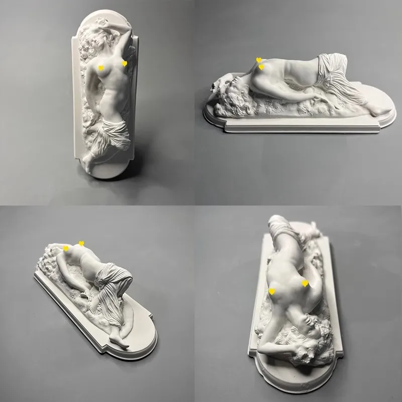 Nordic Retro Relief Roman European-Style Figure Sculpture Plaster Statue Decoration Modern Simple Home Art Desktop Ornament - Image 2