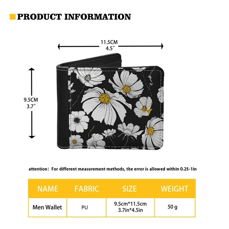 Wallets for Men Luxury Brand Custom Leather Short Purse for Man PU Card Holder Coin Wallet Small Money Bag Clutches