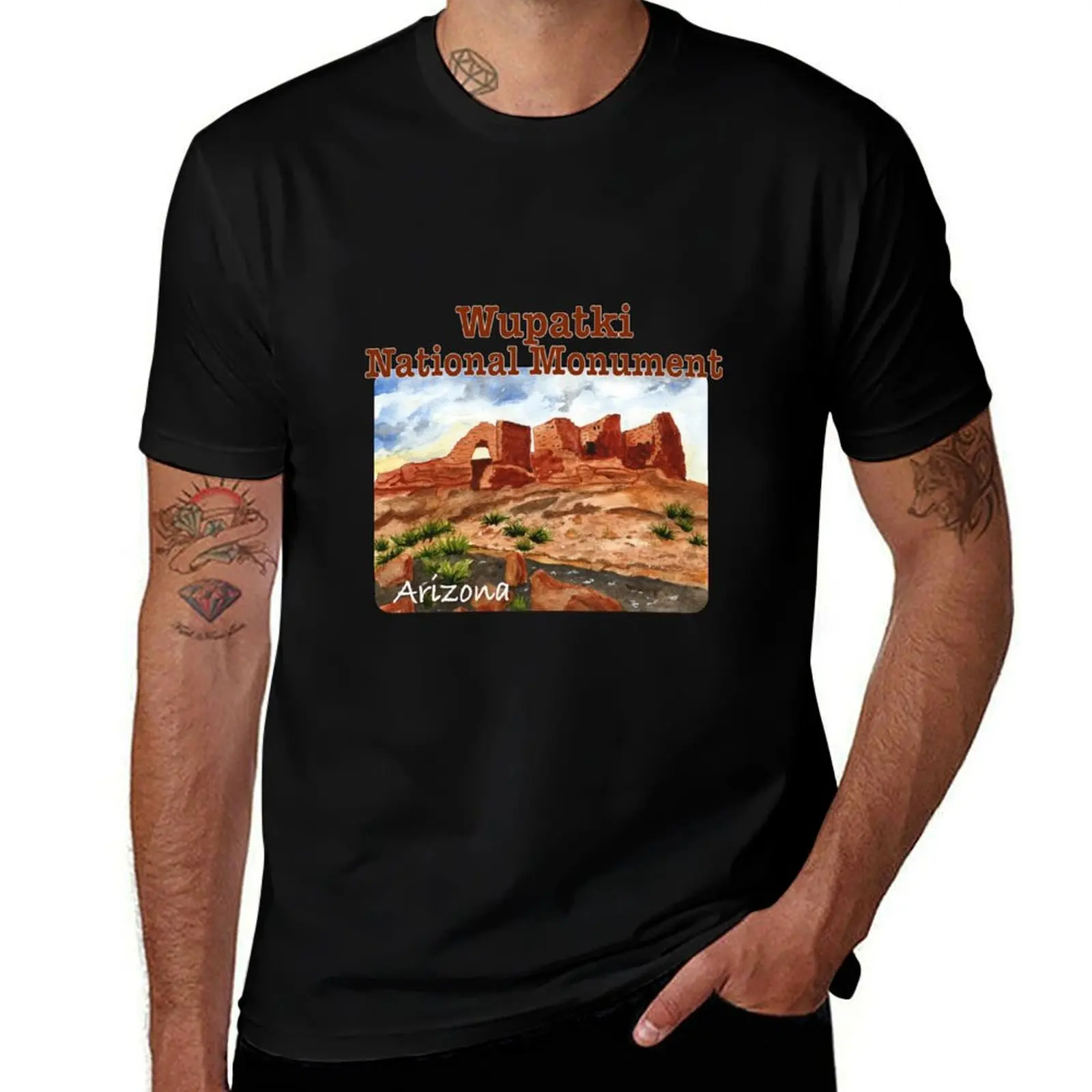 Wupatki National Monument, Arizona T-Shirt Casual Everyday Short Sleeve T-Shirt