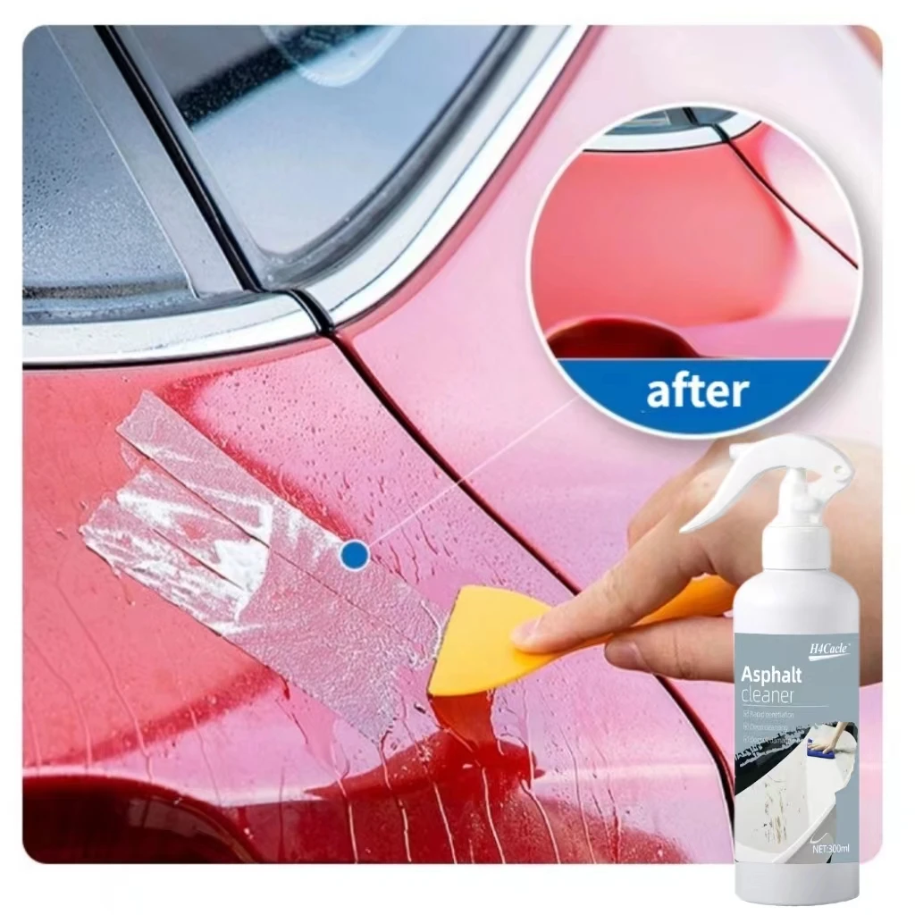 Asphalt Remover Car Adhesive Cleaner Spray Eliminates Road Tar Tarmac Stain Sticky Residue Shellac Bird Droppings Flying Paint