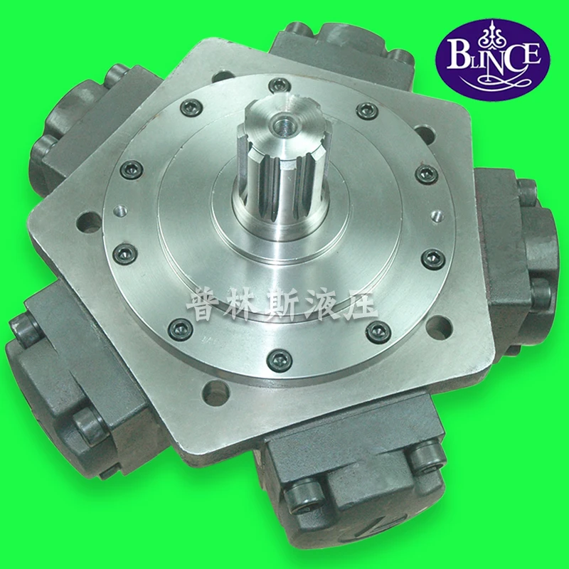 Hydraulic bidirectional rotation low-speed high torque 16-1400/1600/1800/2000/2400 five-star oil motor