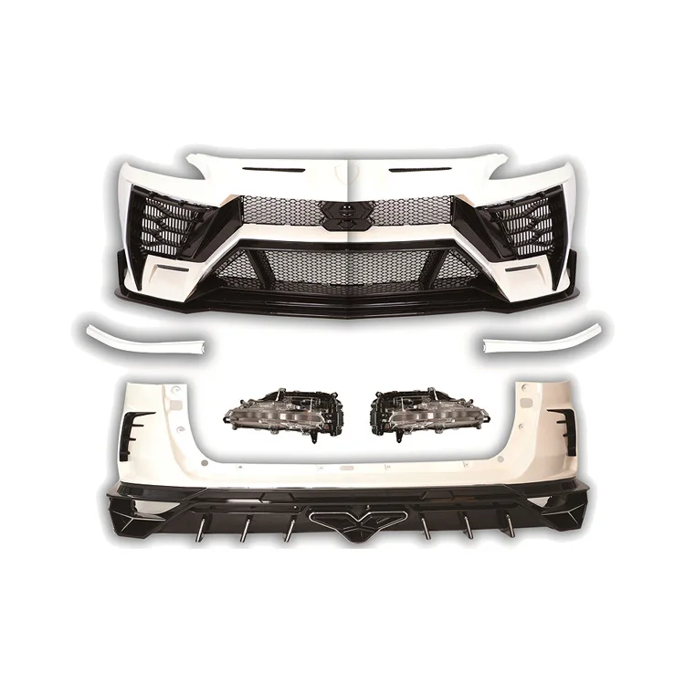 

DaMeiВысокое качество 2016-2020 Fortuner Обновление переднего и заднего бампера Решетка Комплекты для переоборудования Bodykit для Lamborghini Style Body Kit