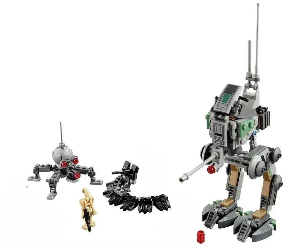 

Наборы строительных блоков Clone Scout-20th Anniversary Edition 75261, совместимые с частицами Legoed, подходящие для рождественских подарков