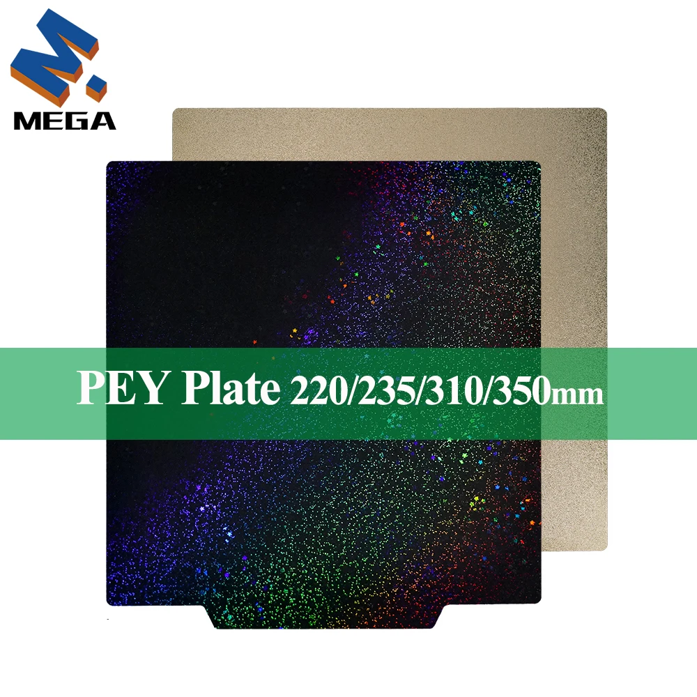 

PEY holographic PEI sheet 220 235 310 350mm Magnetic Build Plate for ender 3 v2 Ender3 S1 Pro CR-10 Smart pro Voron 2.4