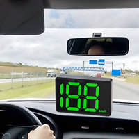 GPS Based Digital Speedometer Car HUD 5V Head Up Display KMH for Smooth Speed Data Refresh and Accurate Readings
