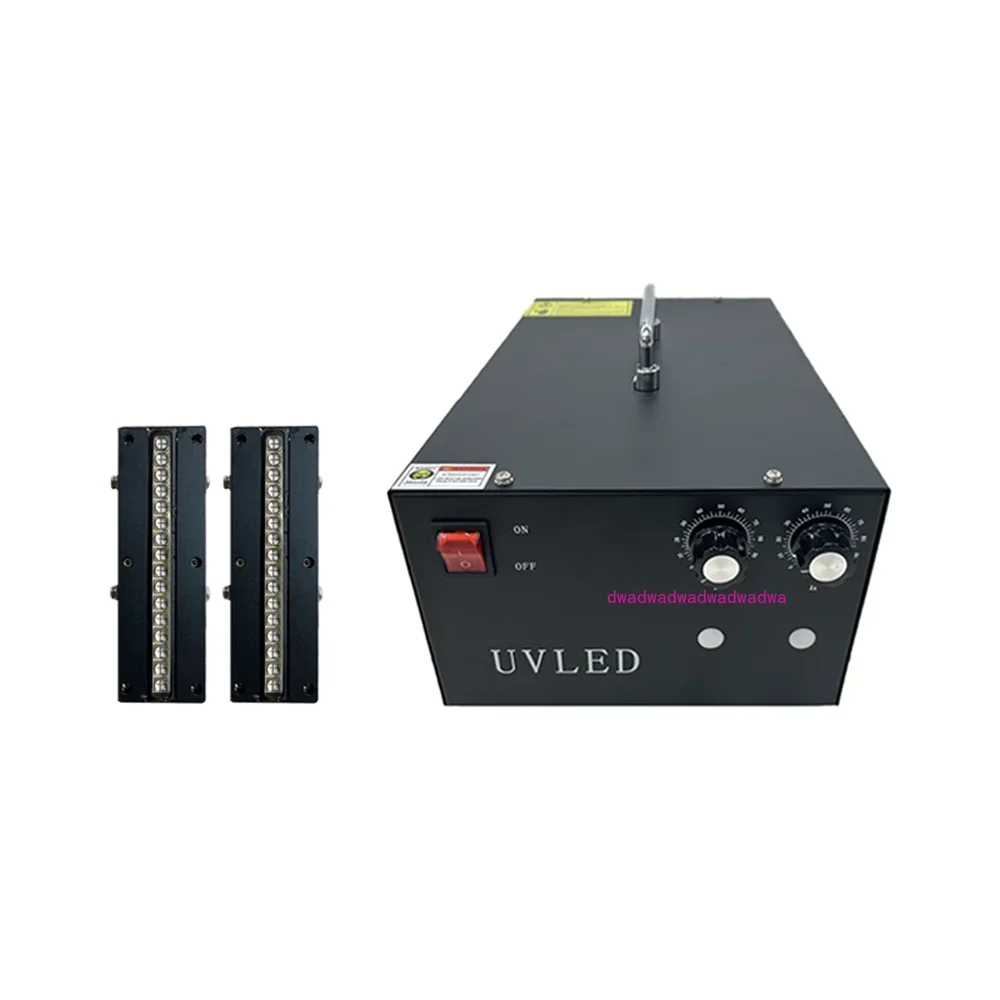 Line Illumination Light Source UV Glue Curing Lamp F12010 Fan Cooled UV LED Curing System for PVC Dropper Molding Machine