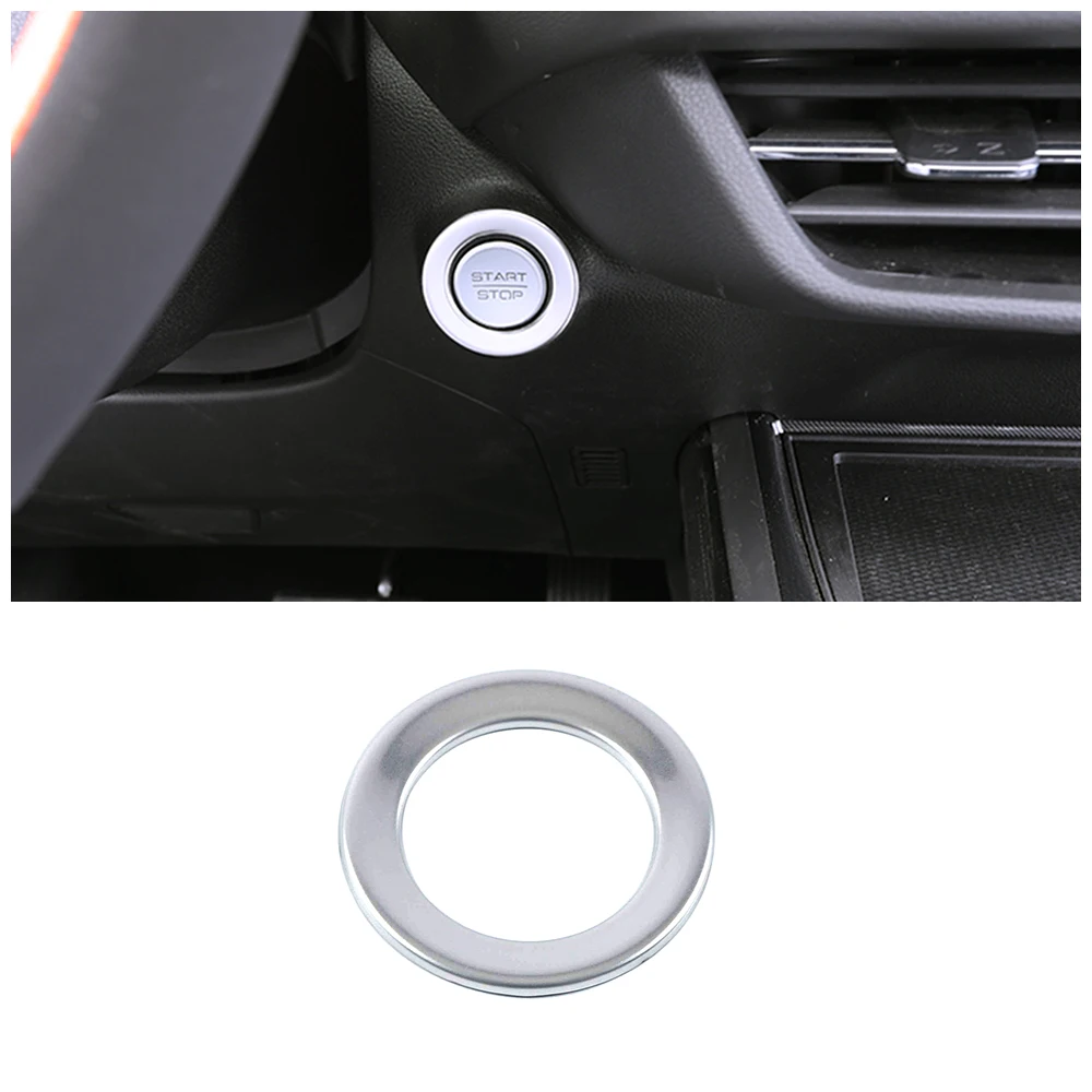 Car Accessories For Haval Jolion 2021 2022 2023 2024 Ignition Device Engine Start Button Decoration Ring Trim Modify 3d Stickers