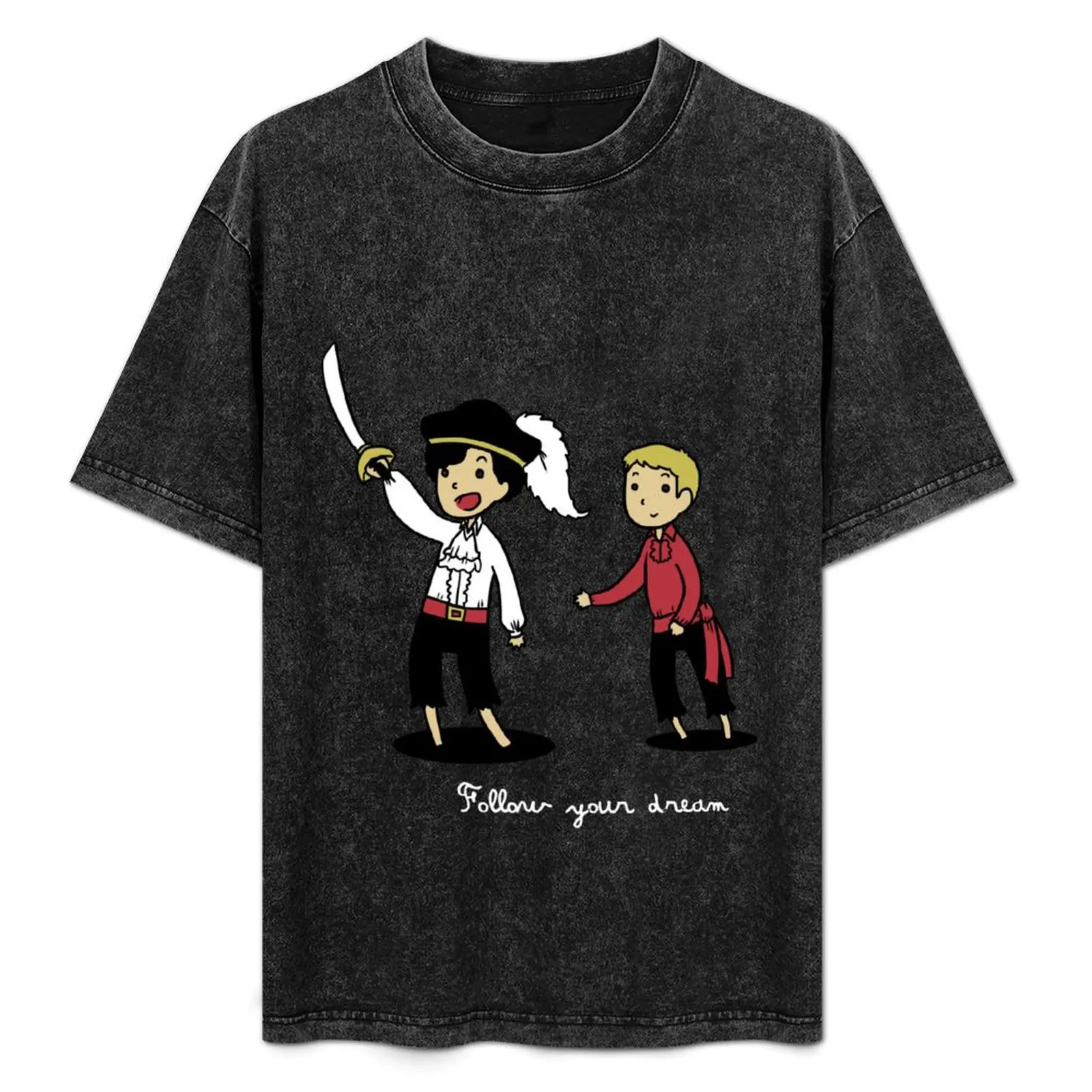 

Follow your dreams T-Shirt Plus Size Loose Short Sleeve Top