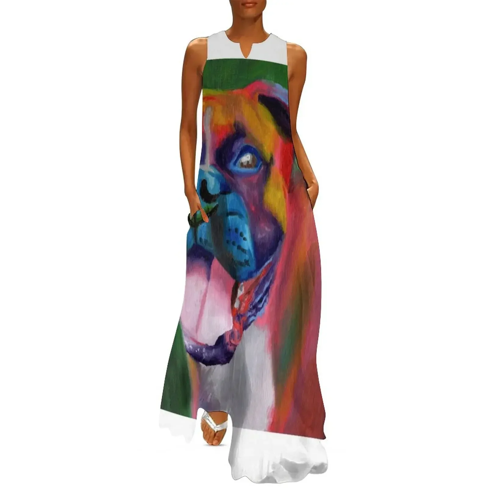 

Boxer Long Dress Cocktail of dresses Casual dresses summer women's dress 2025 summer women's suit Dress
