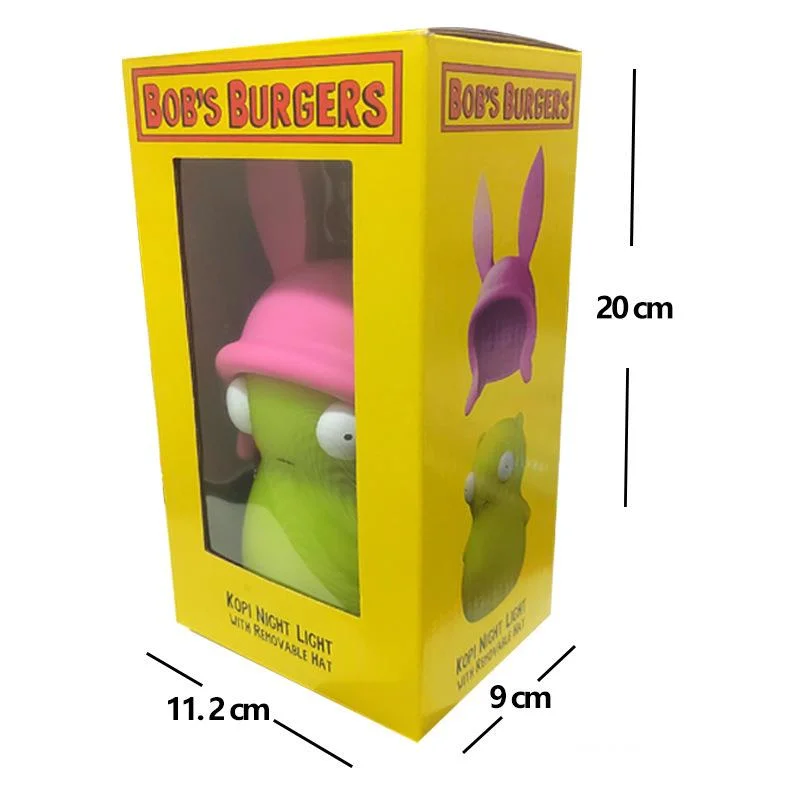

Новая аниме-фигурка Луи Глойинг Бэби Боб из «Бобс Бургерс» со съемной шляпкой, коллекционная модель-игрушка, светильник, подарок