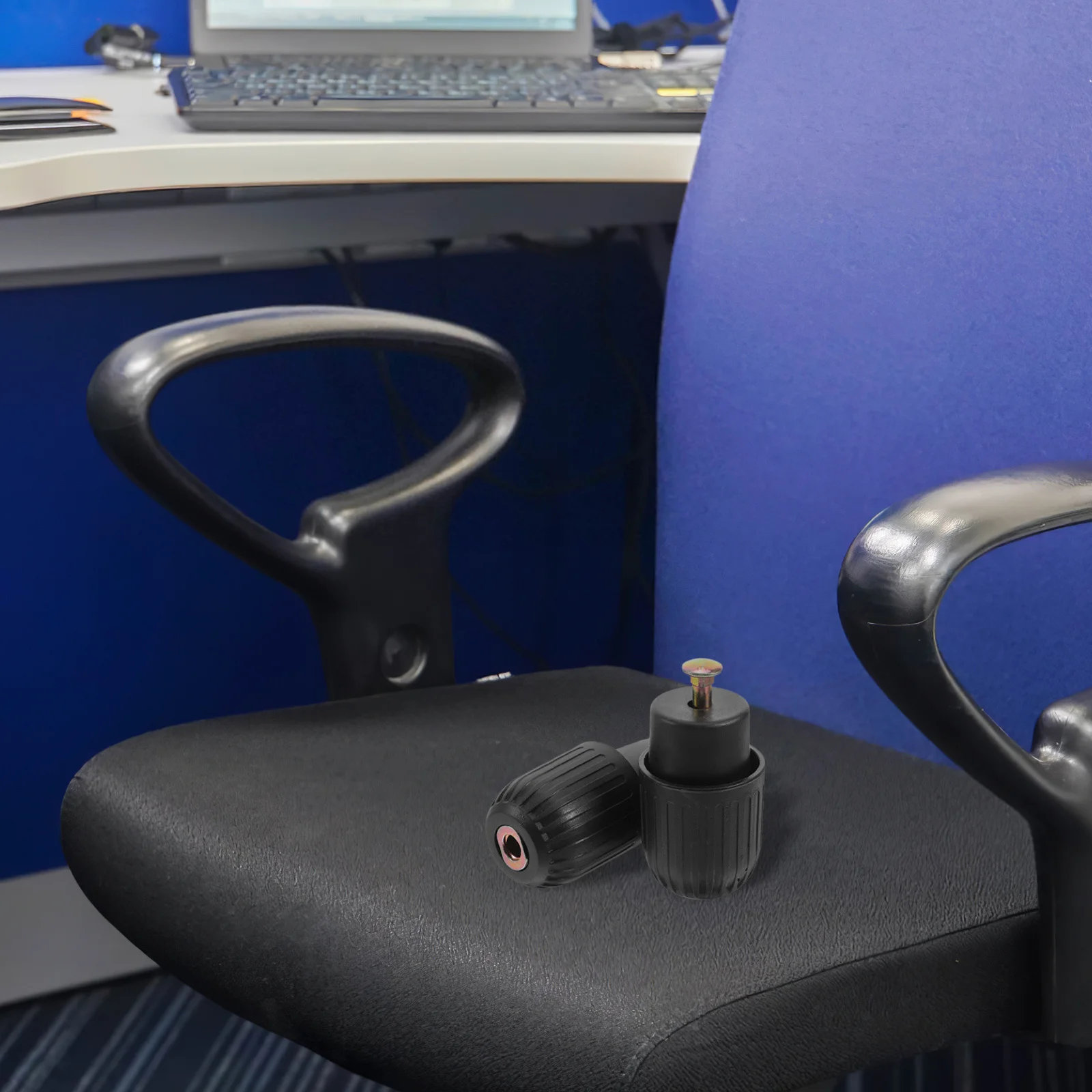 

2pcs Office Chair Accessories: Swivel Chair Base Mechanism With Spring Knobs For Height Adjustment Comfort Stability Replacement