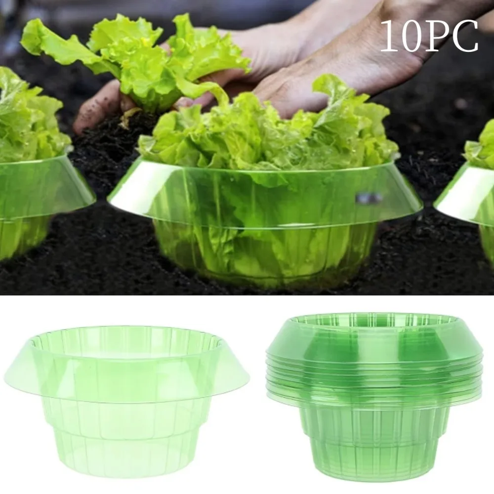 10PCS Snail Collars Slug Plant Protection Collars Vegetables Covers Reusable Agricultural Plant Snail Guard Save Water Garden
