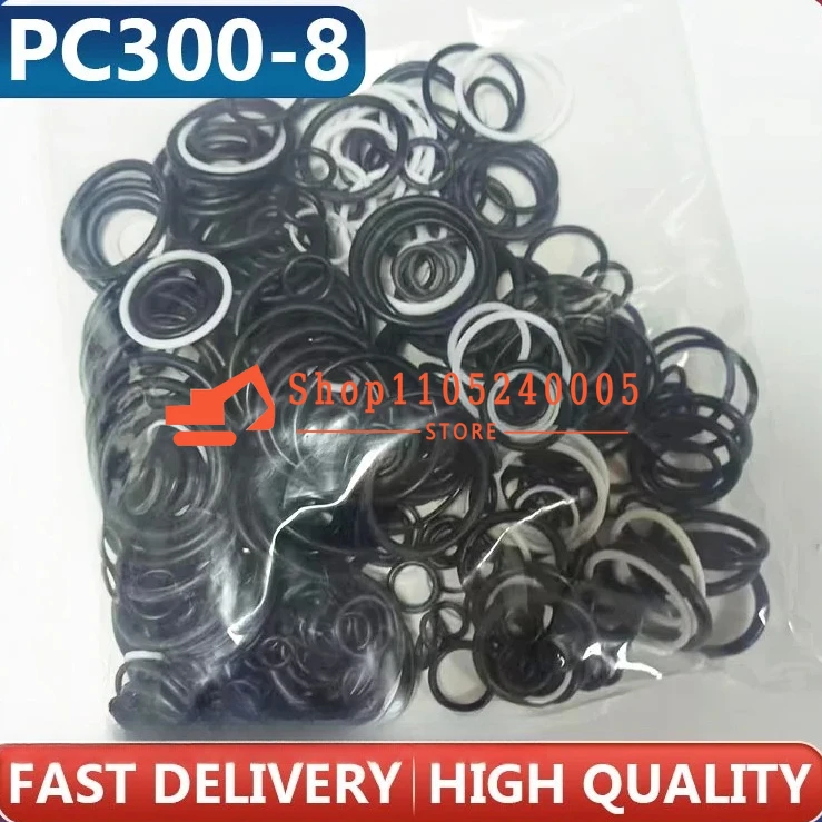 

High Quality Control Valve Seal Kit Repair Kit for PC300/350-8 Excavator Control Valve Oil Seal O-ring PC300-8 PC350-8