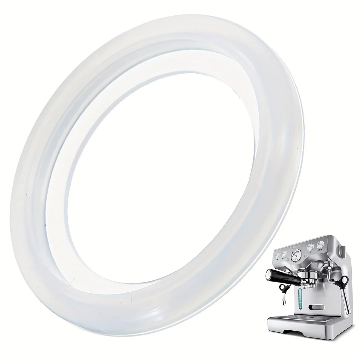 Silicone Steam Ring Silicone Gasket Compatible with Delonghi EC685R, EC695.BK, EC695.M, EC695R, EC685/EC680/EC850/860