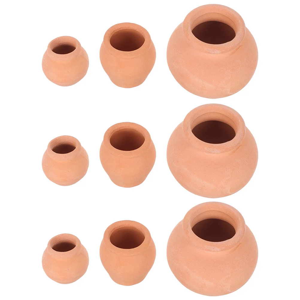 

9Pcs Elegant Ceramic Planter Pots Small Flower Pots for Plants Indoor Garden Decor Desk Windowsill Planting Container Set