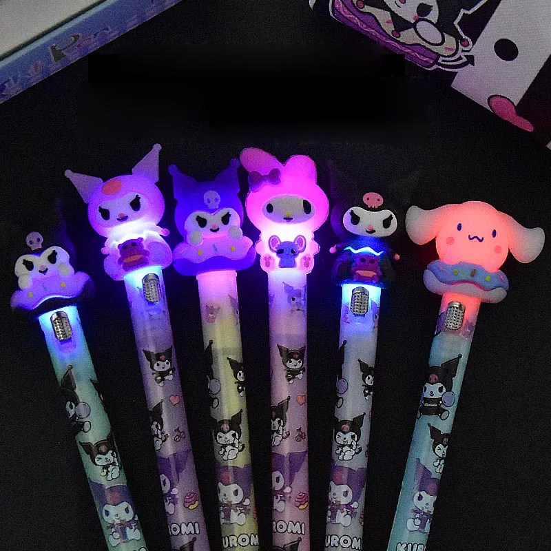 Imagem -05 - Lot Kawaii Stitch Light Gel Pen Cartoon Koala 0.5 mm Black Ink Signature Pens Promotional Gift Office School Supplies 36 Pcs