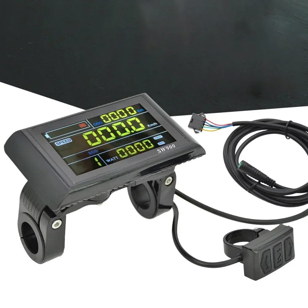 E-bike display operador painel de computador operador KT-LCD3 display com cabo adaptador 24-60v operador peças de bicicleta elétrica 5pin/6pin