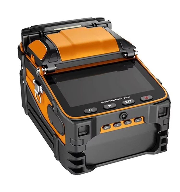 AI9 Signal Fire Optic Fusion Splicer Machine High Performance 6 Motor Splicer for POE 3G 4G GSM Networks and SDK